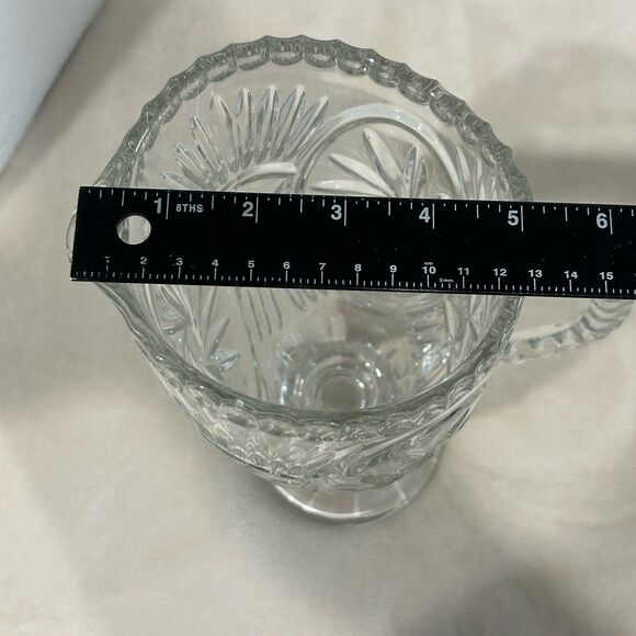Vintage Cut Crystal Water Pitcher. Excellent Condition - Picture 11 of 12